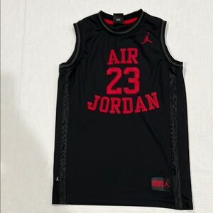 Jordan Boys Basketball Jersey Embroidered Letters & Numbers SIZE L (12-13 years)